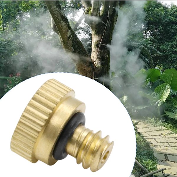 10 stykker Forstøver dyse 3/16" Tåke Spray Kjøling Vann System Tilbehør Hage Forstøver Dugg Sprayer 0,3mm (Copy)