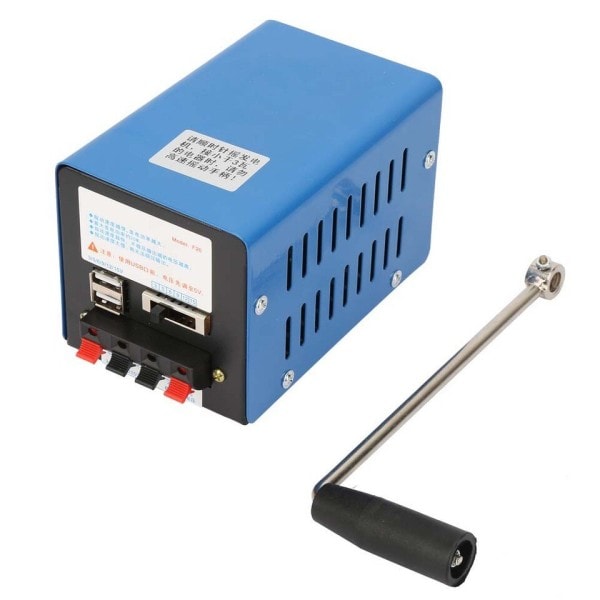 20W Emergency Manual Generator Hand Crank Generator Elektrisk Generator