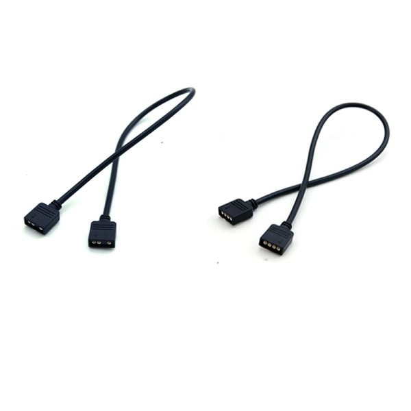RGB SYNC Splitter, 12V 4Pin RGB / 5V 3Pin ARGB SYNC HUB Transfer Förlängning kabel