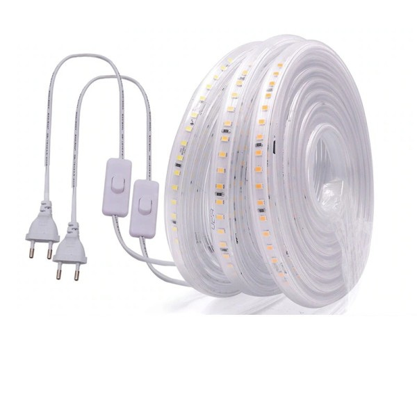 Vandtæt Høj Lysstyrke Fleksibel Lampe Tape Køkken Udendørs Have Værelse Dekor