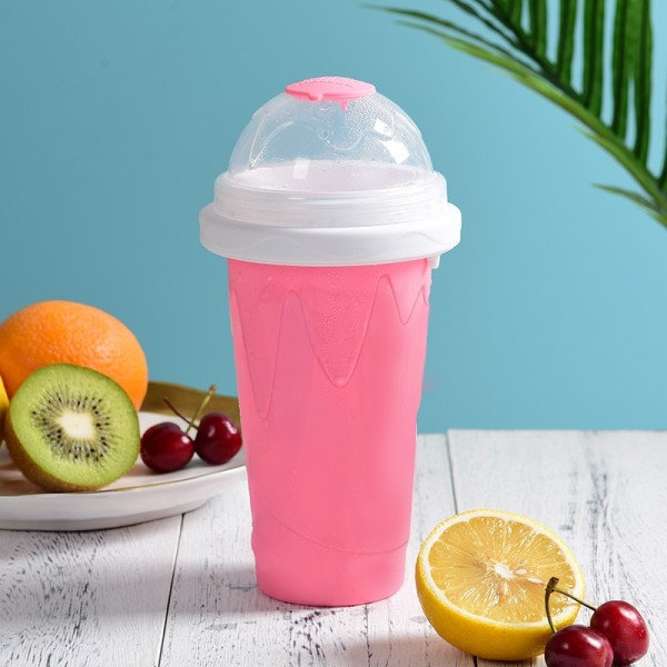 Kapacitet Slushy Cup Sommer Squeeze Hjemmelavet Juice Vand Flaske Quick-Frozen Smoothie Sand Cup