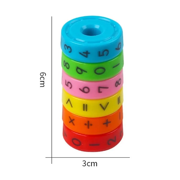 Gör-det-själv Matte block Perfekt Födelsedag present för pojkar och flickor - Förskola Lärande Räkna & Matematik Verktyg