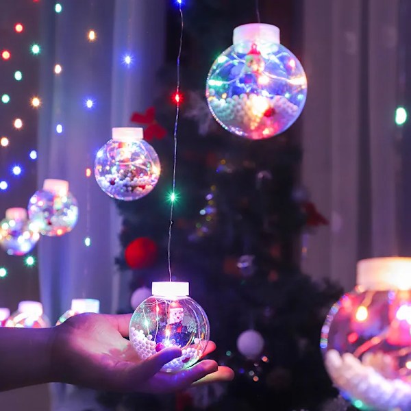 Loma LED jono valo keiju värillinen valo 8 tilaa EU liitin ulkopuutarha häät koti huone joulu koristelu lamppu