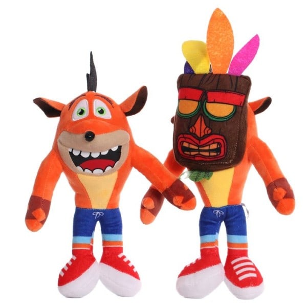 26 cm Crash Bandicoot crazy trilogi serie plys dukke Nødt dyr ulv udstoppet plys legetøj
