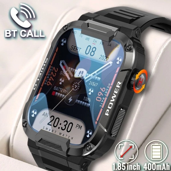 Robust Militær Smart Watch Mænd Til Android IOS Ftiness ure