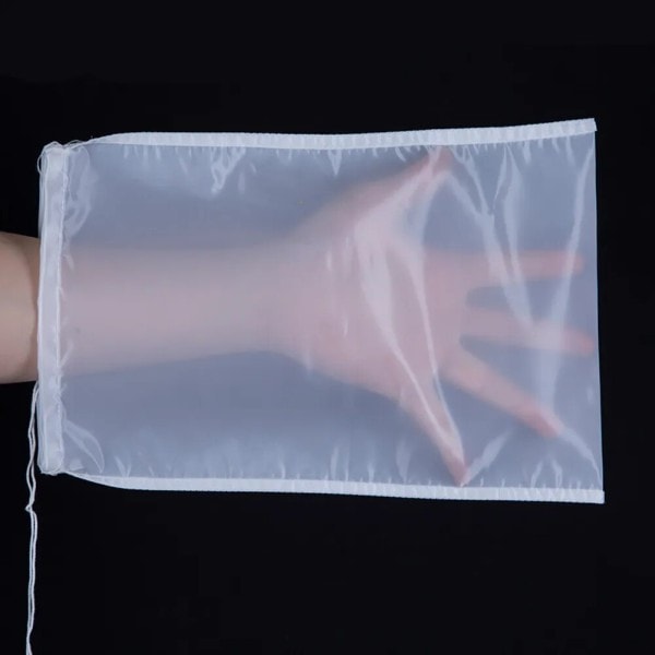 Melk vin filter pose nøtt melk pose te kaffe olje yoghurt filter nett nett kjøkken mat gjenbrukbar nylon filter