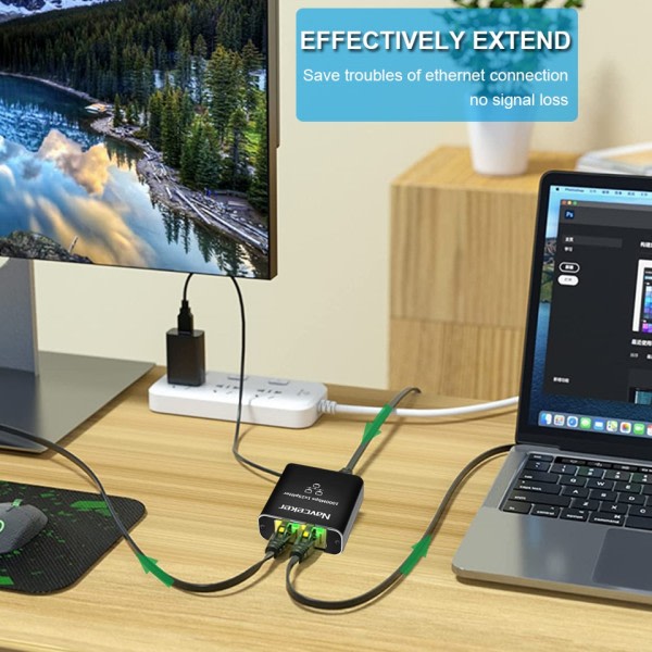 Jakaja liitin sovitin 1 2 Ways Lan Ethernet jakaja Gigabit liitin  Liitä kannettava verkko kaapeli