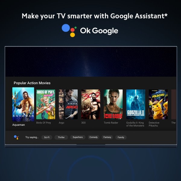 4K Global Version 2GB RAM 8GB ROM Android TV 11 Quad Core Netflix Wifi Google Assistant Bluetooth