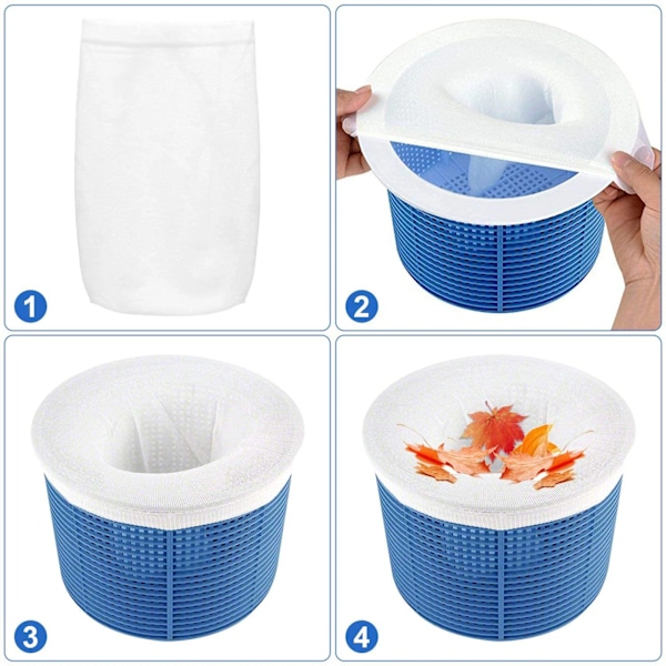 10 kpl allas Skimmer sukat Kotitalo Perfect Savers Nylon Mesh Design
