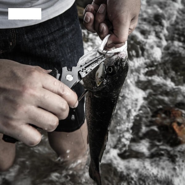 Rustfritt stål Fiske Tang Flette Kutter Crimper krok Fjerner Saltvannsbestandig Fiske redskap verktøy