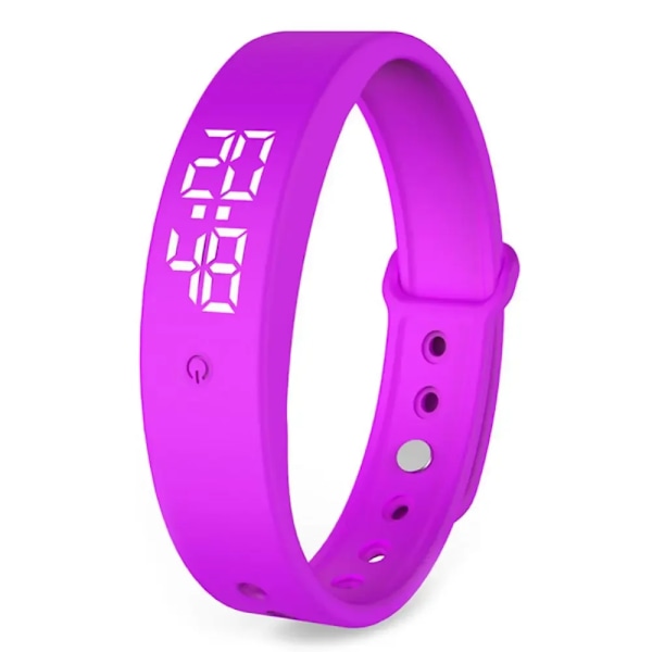 LED Digitalt Smart Armband med Kroppstemperatur Mätare
