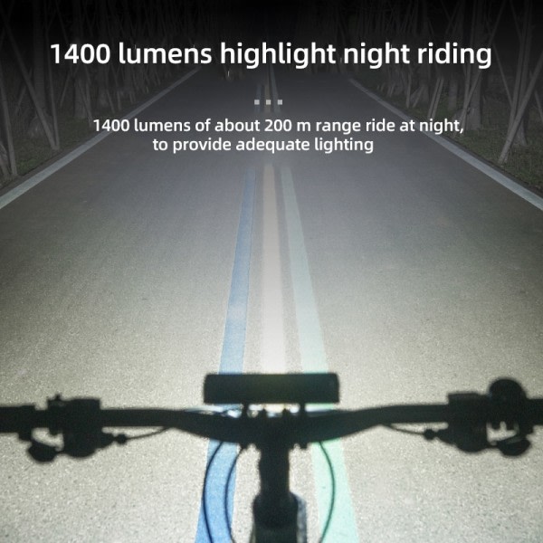 Cykel Lys Foran 900Lumen Cykel Lys 2000mAh Vandtæt Lommelygte USB Oplader MTB Vej Cykling Lampe