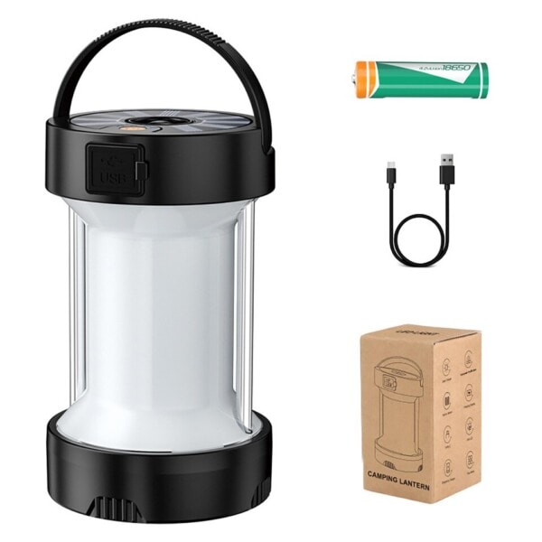 Camping utrustning Lantern Utomhus Solar Nödläge Ljus Multifunktionell Tält Ljus