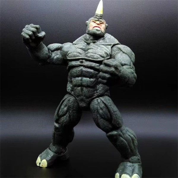 23cm Marvel Äkta Auktorisation Rhino Man Toy Figur Modell Barn's Gåva