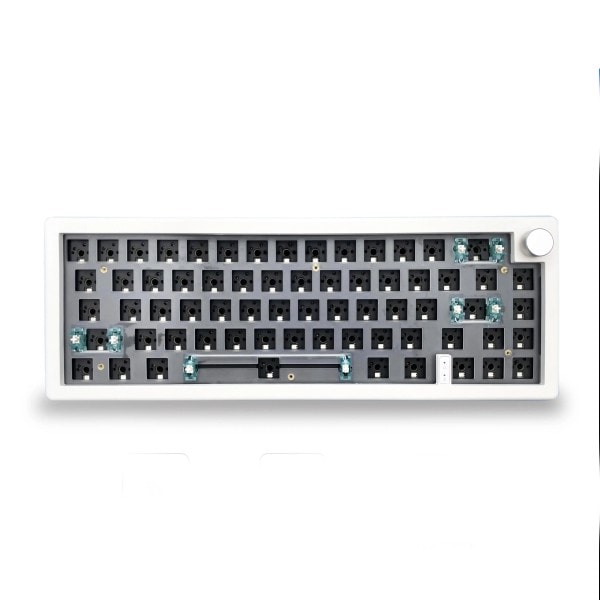 Hot Swappable Mekanisk Tangentbord Gasket Bluetooth 2,4G RGB Bakgrundsbelyst Gasket Struktur Tangentbord 3 Läge Anpassat Tangentbord