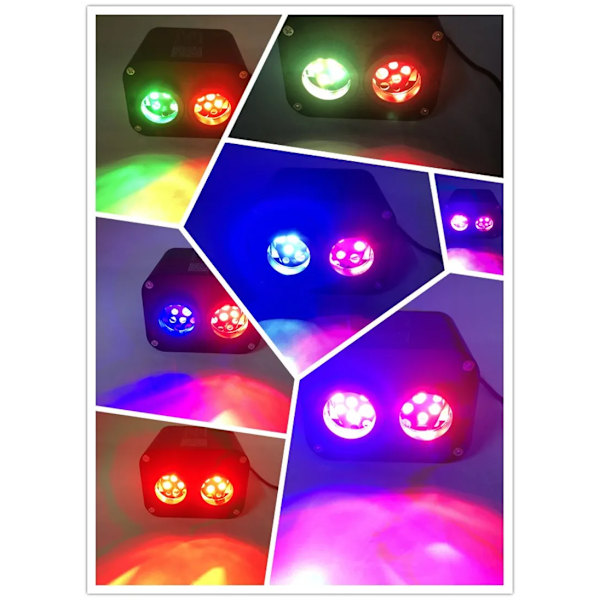 Fiber Optic LED lys Dobbelt Hoved Starry Sky Music Control Car