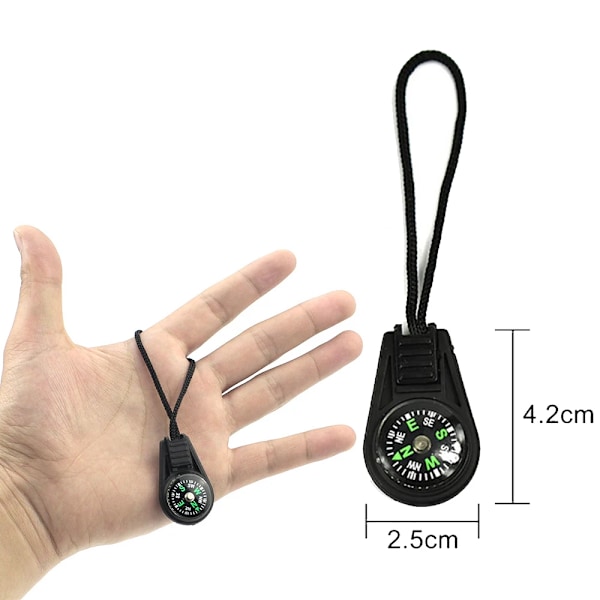Mini kompassi ABS retkeily vaellus tasku kompassi riipus