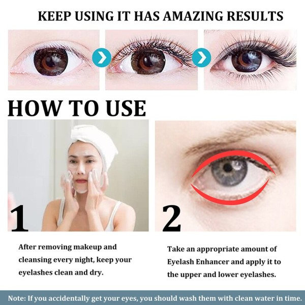Ögonfrans tillväxt serum ögonfransar ögonbryn förstärkning tjockare ögonfransar ögonfrans tillväxt serum