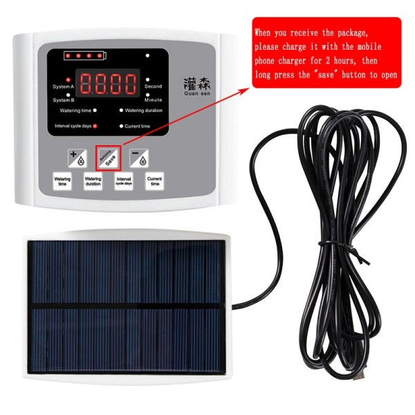 Pumppu ohjain ajastin järjestelmä aurinkoenergia energia älykäs automaatti kastelu laite