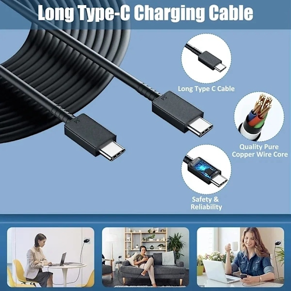 PD 45W USB-C Snabb Vägg Laddare för Samsung
