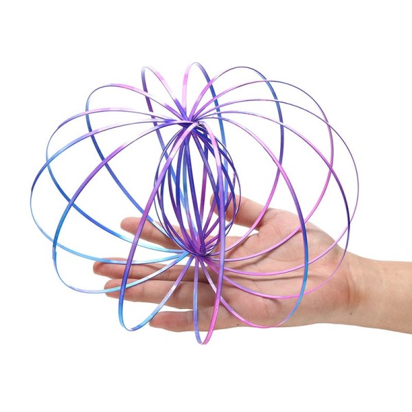 Flow Ring Kinetic Spring Toys  Amazing Flow Toy FlowRing Kinetic Spring Toy 3D Sculpture Ring