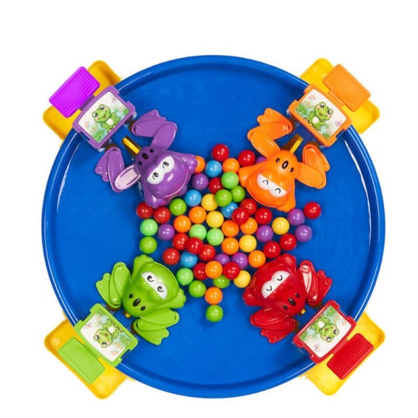 Rolig Hungrig Groda äter bönor strategi spel för barn och vuxna familjesamling interaktivt brädespel