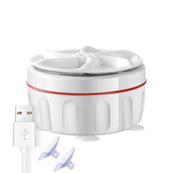 Mini pesu kone USB kaksisuuntainen pyörivä turbiini kannettava pesu kone sukka alusvaatteita varten
