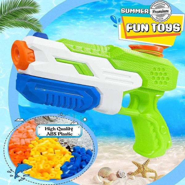 2 PCS Vatten Gevär Seaside Natatorium Square Drifting Vatten Pistol