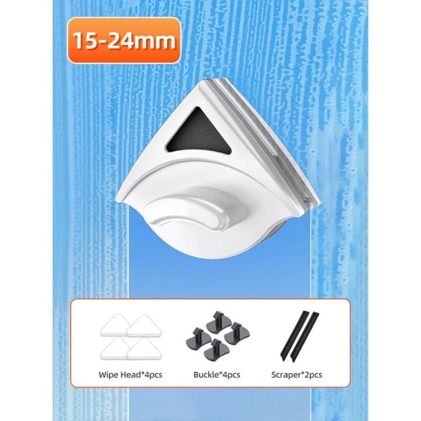 Justerbar magnetisk fönster rengöring 3-32mm dubbelsidig magnet fönster borste glas rengöring verktyg