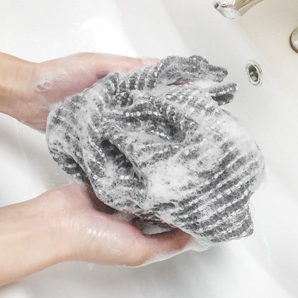 Japan svamp kropp skrubb børste gnidning vaskeklut bad børste død hud fjerning bading svamp visp
