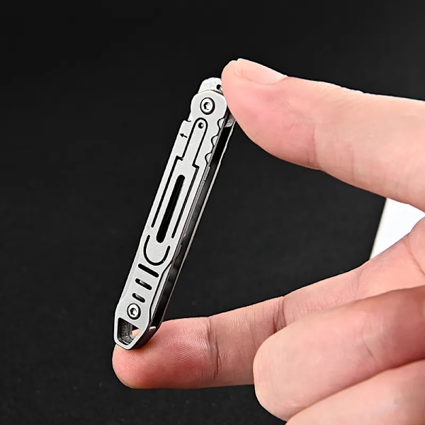 Rostfritt stål vikbar skalpell medicinsk vikbar kniv EDC utomhus uppackning ficka kniv