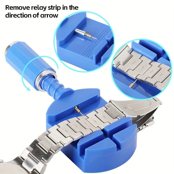 147 bitar set Klockare Klocka Reparation Reparation Verktyg Kit, Case RemoverOpener Bar Set, Bekvämlighet Varumärke Klocka Verktyg