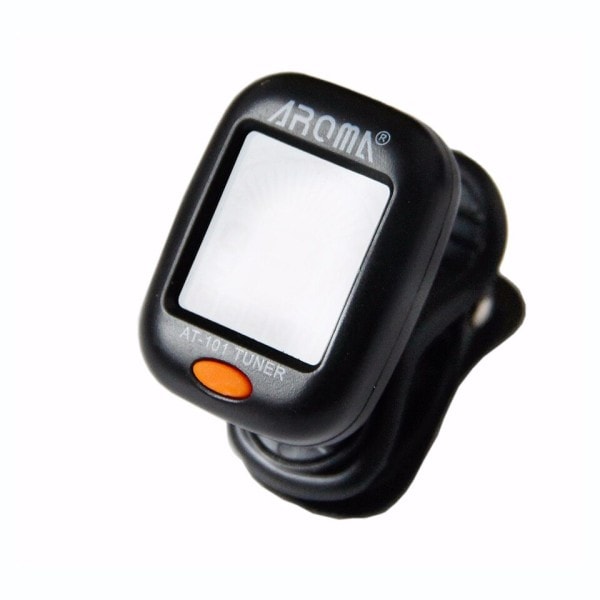 Elektrisk gitar tuner pedal klipp kromatisk digital mini LCD skjerm tunere