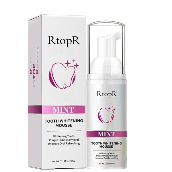Tänder rengöring blekning mousse avlägsnar fläckar tänder blekning oral hygien mousse tandkräm