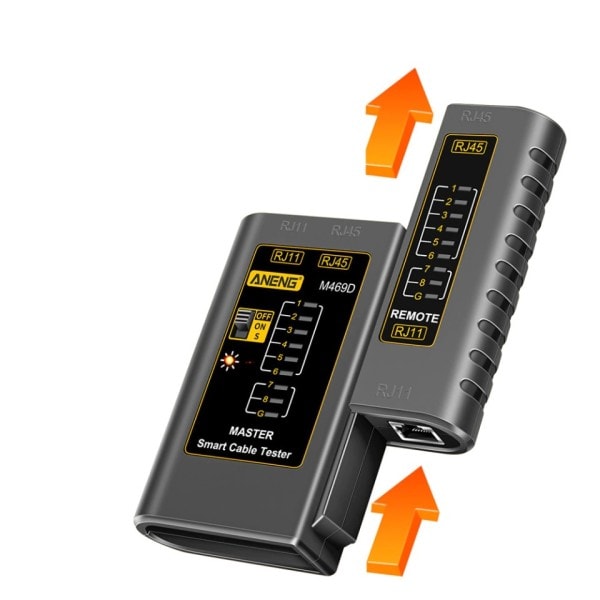 Kabel LAN testare Nätverk Kabel Tester RJ45 RJ11 RJ12 CAT5 UTP LAN Kabel Tester Nätverksverktyg