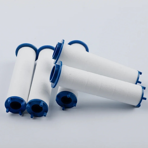 Ersättning Dusch Huvud Bomull Filter Set Vatten Rening 8,5cm 3,34tum Längd