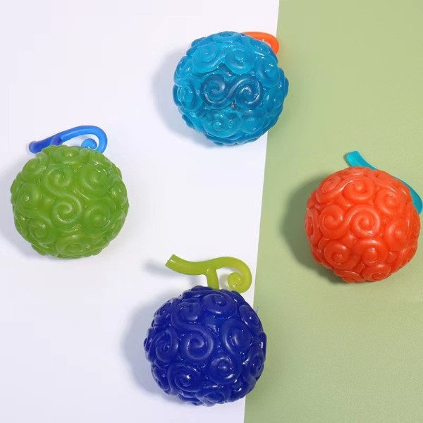 Anime One Piece Cursed Devil Fruit Modell Squishy Leksaker Figur Kawaii Squish Anti Stress Lättnad Squeeze