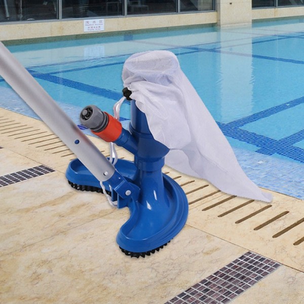 Simning pool dammsugare rengöring desinfektion verktyg sug huvud damm fontän spa dammsugare