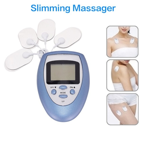 Digital Elektrisk Maskin Krop Massager Vibrerende Meridian Puls Muskel Stimulator