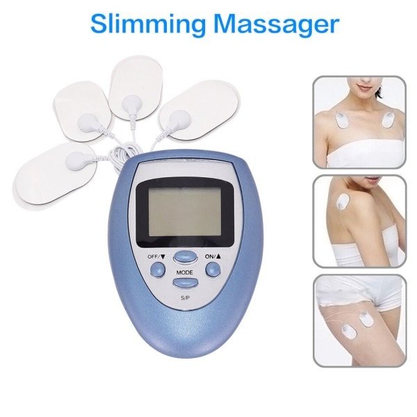 Digital Elektrisk Maskin Kroppsmassasje Vibrerende Meridian Puls Muskel stimulator