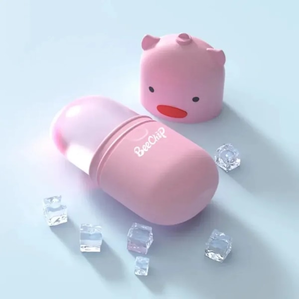 Rosa Ideal Ansiktsbehandling Ögon Massör Silicon Ansiktsbehandling Is Massage Roller