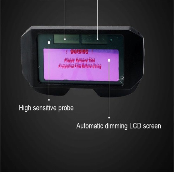 Automatisk Dimmer Svetsning Glasögon Argon Arc Welding Solar Goggles Special Bländskydd glasögon