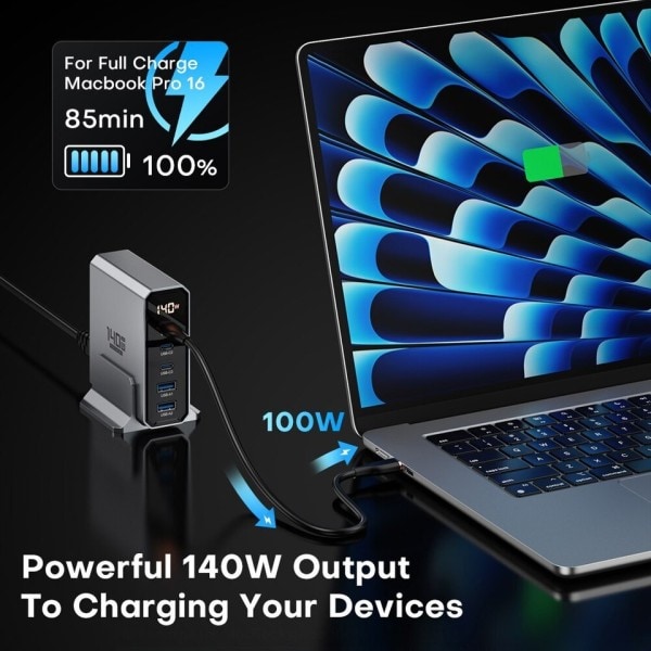 USB tyyppi C pikalaturi useita portteja QC4.0 PD pikalaturi