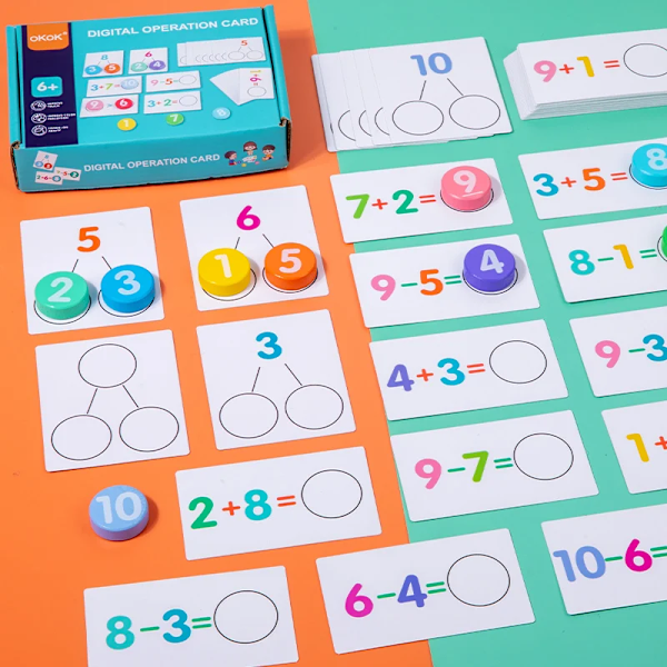 Børn's matematik tidlig uddannelse undervisningshjælpemidler tal kognition matching