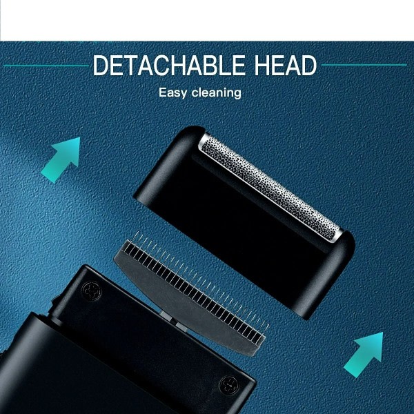 Sähkö parranajokone ammattimainen parranajokone kannettava mini parranajokone USB lataus parta leikkuri