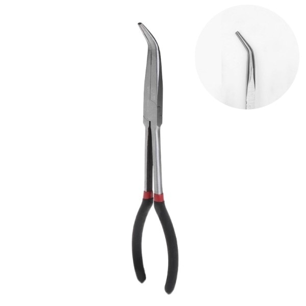 Multifunktionel 1 stk Fiskeri Tang Kurve Lang Lang håndtag Carbon Stål Gripper