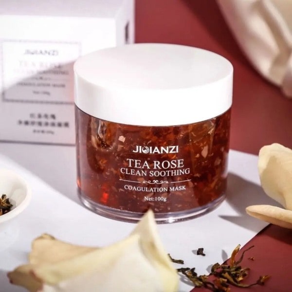 100g Acne Pormask Ta bort Ansiktsmask Hudvård Por rengöring mot svarta prickar rosa blekning lera mask