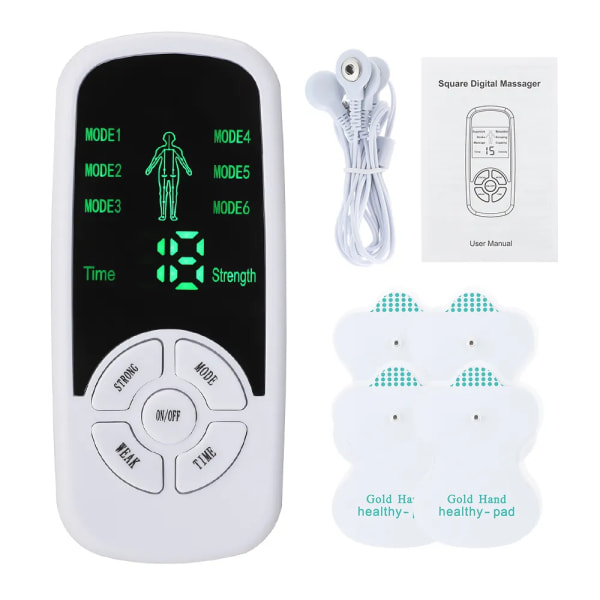 Best kvalitet EMS Pulse premium  Elektrisk Muskel stimulator Rygg Nakke Kropp Massager Tier Akupunktur Meridian Digital Massasje Verktøy
