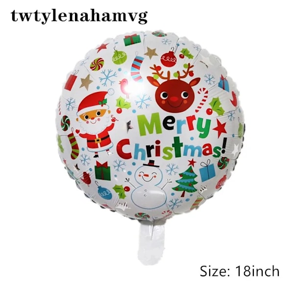 Fest jul vin flasker pynt snemand fest folie ballon julemand slik rød kasse