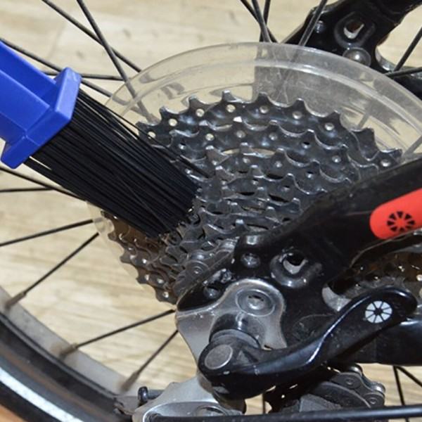 Motorsykkel kjede børste rens plast sykkel sykkel moto børste sykling rengjøring kjede rens